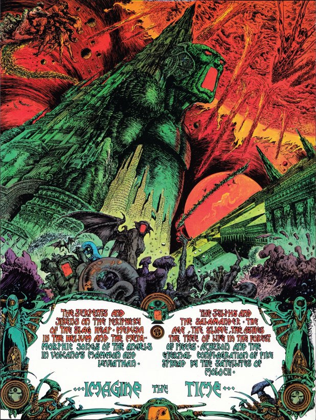 Archives of Khazad-Dum | Philippe Druillet - Illustration  from Yragaël ou la Fin des Temps. 1974
