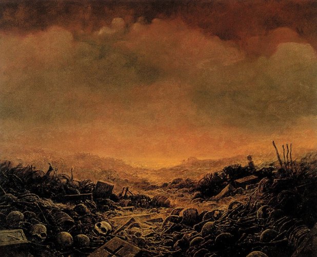 Archives of Khazad-Dum | Zdzisław Beksiński - Untitled - 5. 1971